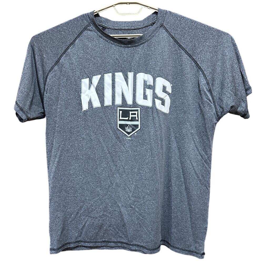 Los Angeles Kings Men Size XL Gray Short Sleeve Tee Shirt NHL Fan Gear